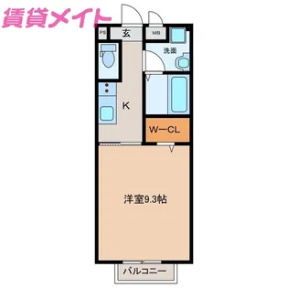 ファースト松本【1階】の間取り