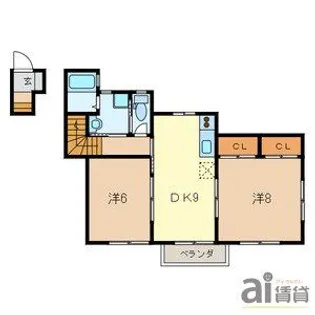 ベル・セゾン【2階】の間取り