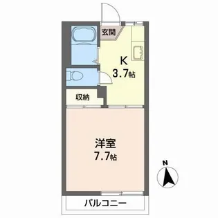 アビタシオンK【2階】の間取り
