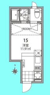 心葉テラス大岡山【1階】の間取り