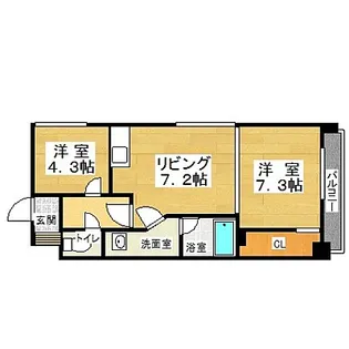 エルフィーネ本町【4階】の間取り