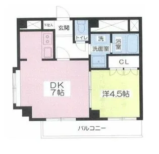 SD桂ビルII【4階】の間取り