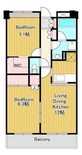 マロンボナール【4階】の間取り