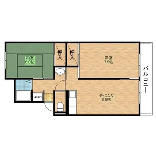 プレジール88【2階】の間取り