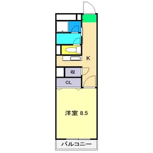 カスティージョY【3階】の間取り