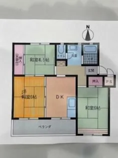 相武台団地【2階】の間取り