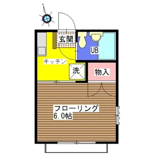 シティハイムMORITA【1階】の間取り