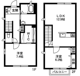 ファン・クールの間取り