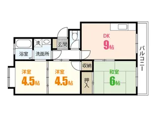 第一八木コーポ【2階】の間取り