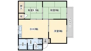 サンファミール【1階】の間取り