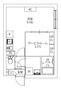 AXIA M-City武蔵小山の間取り