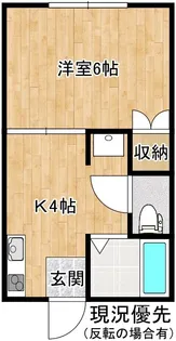 シャトレK【1階】の間取り