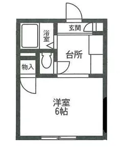 メゾンニューワカシオ【1階】の間取り