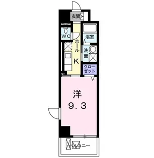 ファイン・スクエアー【1階】の間取り
