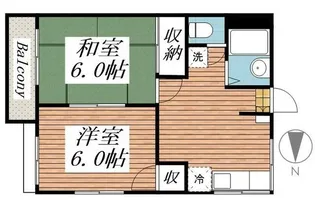 シャトルイズミ【2階】の間取り