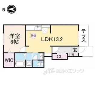 クラール・ブリーゼ【1階】の間取り