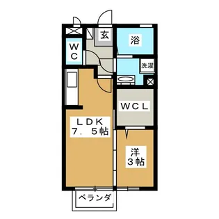 豊田弐番館【2階】の間取り