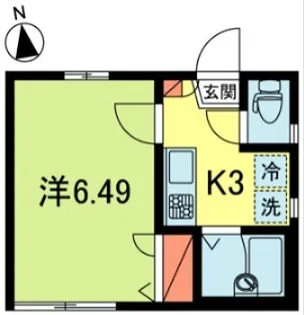 わいえむハイツ【1階】の間取り