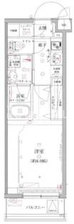 クレイシア祐天寺【2階】の間取り