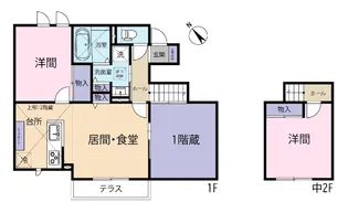 リベルテ小泉【1階】の間取り