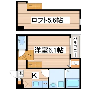 Bellezza【1階】の間取り