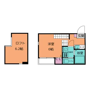 ハーモニーテラス平出町II【2階】の間取り