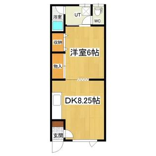 メゾン・ドゥ・クマザキI【1階】の間取り