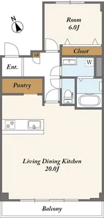 ロジェ白金台【2階】の間取り