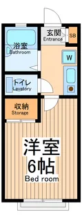 シャンブルド2【1階】の間取り
