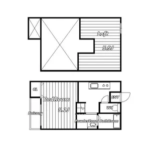 グランスイート【2階】の間取り