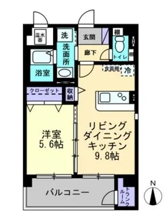 ルミエール木太 A棟【1階】の間取り