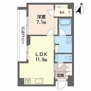 AZUR米山【2階】の間取り