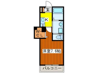 ゆめの樹四番館【2階】の間取り