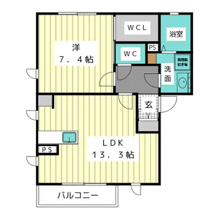 エクセルシオール高峯【2階】の間取り