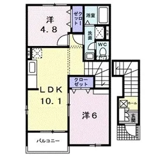ステップ・ハウス21【2階】の間取り