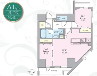 アーバンノット原宿【2階】の間取り