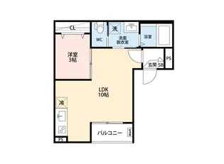 GRANDBLUE hoshimiyaI【3階】の間取り