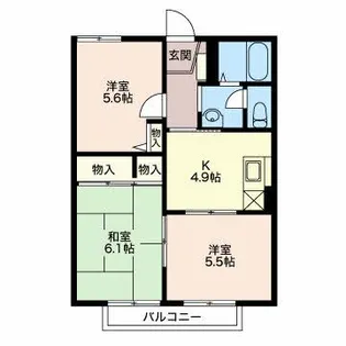アネックスヒロセ A【2階】の間取り