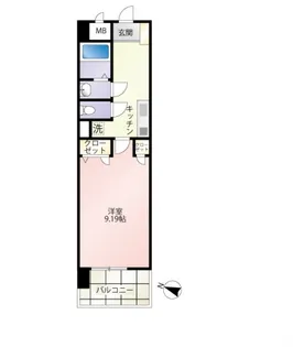 第16友建ビル【7階】の間取り