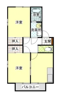 コウジィーコート A【2階】の間取り