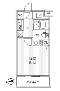 HF曳舟レジデンス【2階】の間取り