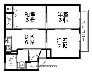リュミエール船越【2階】の間取り