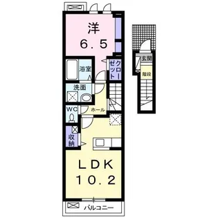 ラヴィエール【2階】の間取り