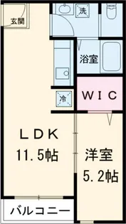 グランフェリシア【1階】の間取り
