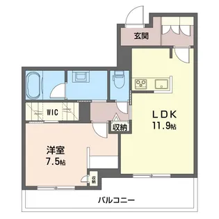 シャーメゾン フォルモーサ 302【3階】の間取り