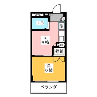 ヴィラグランデッツア【2階】の間取り