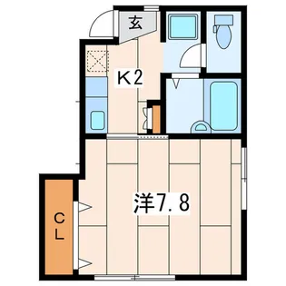 マーガレット コート【1階】の間取り
