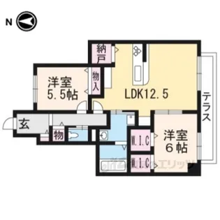 ヘーベルメゾン瀬田2【1階】の間取り