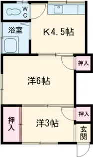 ユニオンハウス【2階】の間取り