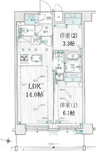 (仮称)西新井5丁目レジデンス【2階】の間取り